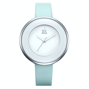 Leather Strap Buckle Women's Watch 38 MM -, Watches , Drestiny , Australia, Canada, Coral, Gender_Women, Light Blue, New Zealand, United Kingdom, United States, Watches , Drestiny , www.shopdrestiny.com